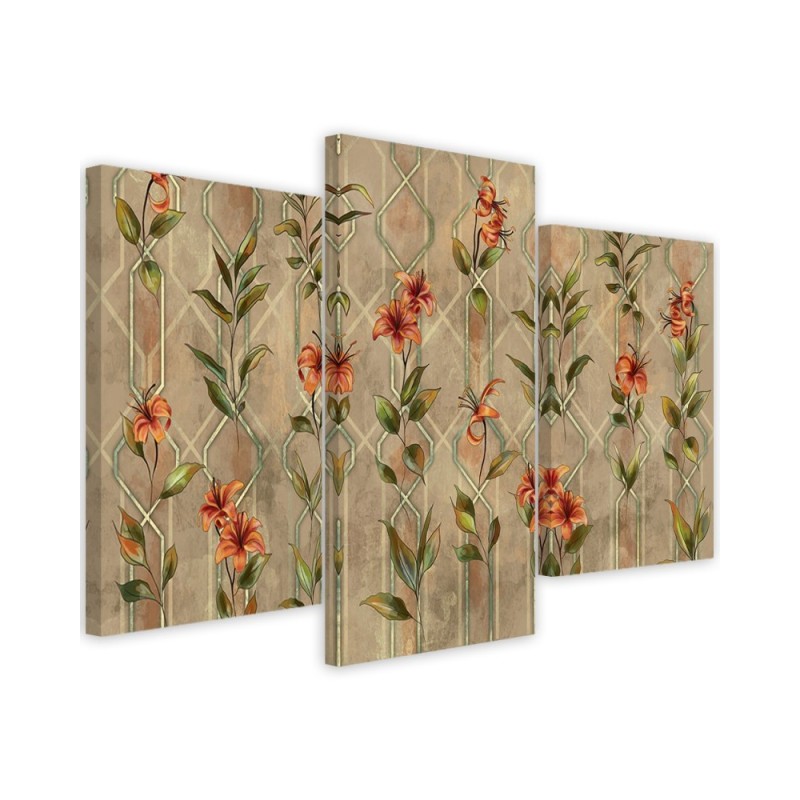 Printed canvas painting - Lily yellow flower | FEEBY