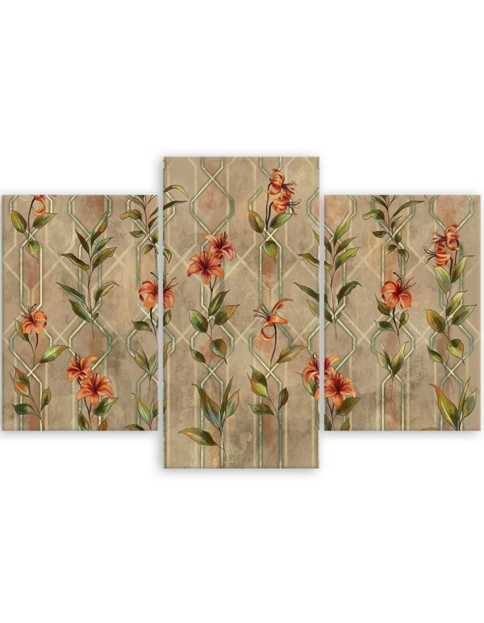 Printed canvas painting - Lily yellow flower | FEEBY