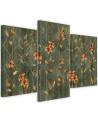 3 piece Room decoration - Lily yellow flower | FEEBY