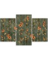 3 piece Room decoration - Lily yellow flower | FEEBY