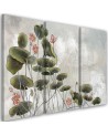 Red water lily - Modern art painting for bedroom | FEEBY
