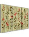 Yellow flower lily - Modern Canvas painting for the bedroom | FEEBY