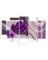 Purple orchid - Canvas print with flowers | FEEBY
