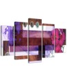 Composition with pink orchid - Canvas print with flowers | FEEBY