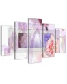 Pastel Orchid Flower Plant - Canvas print for bathroom | FEEBY