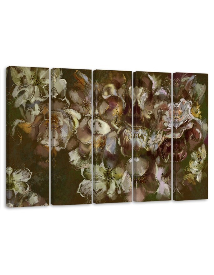 Canvas print for the room printed on canvas - Iris flower | FEEBY