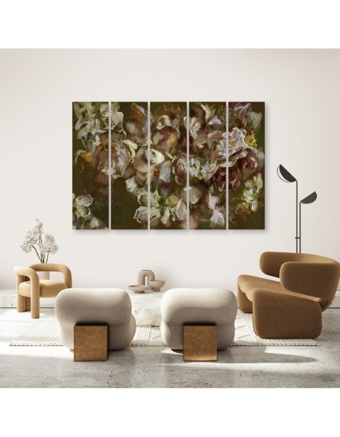 Canvas print for the room printed on canvas - Iris flower | FEEBY