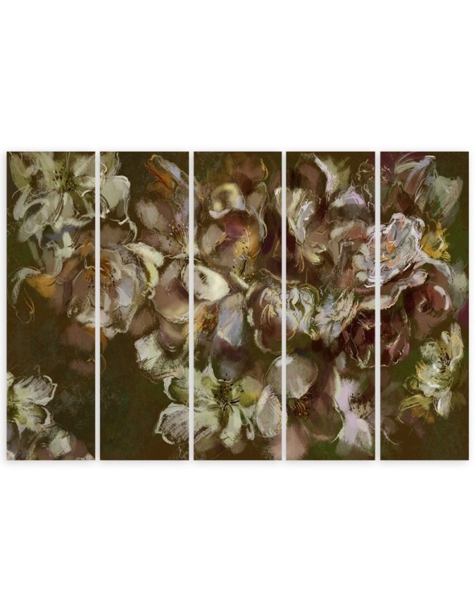 Canvas print for the room printed on canvas - Iris flower | FEEBY