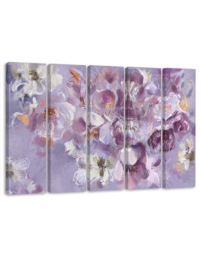 Canvas print for the room printed on canvas - Iris flower | FEEBY