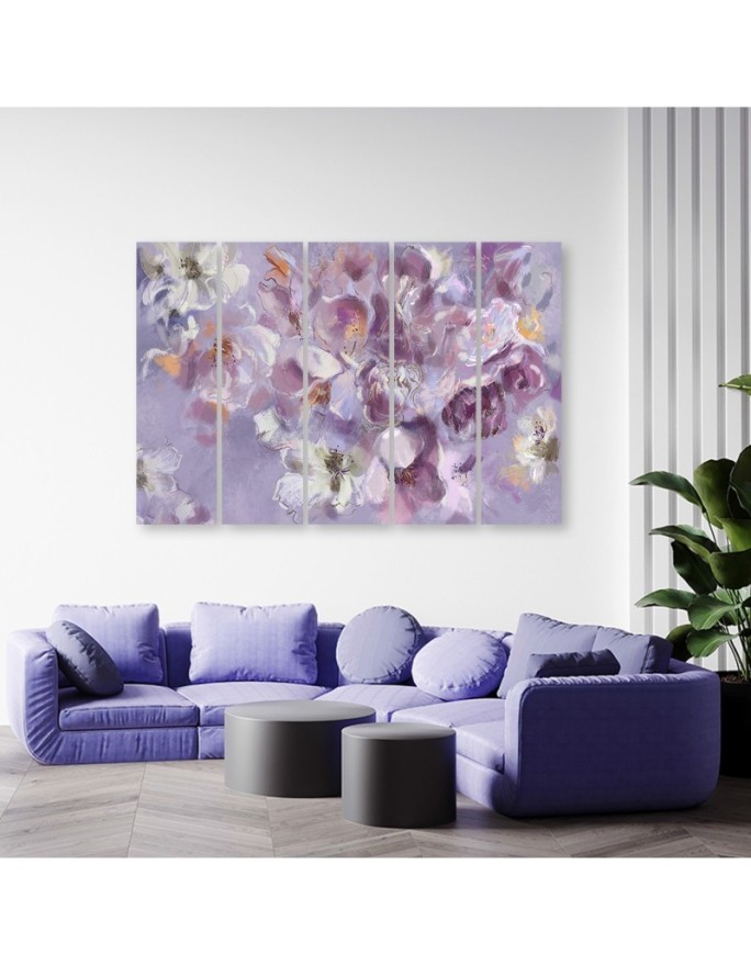 Canvas print for the room printed on canvas - Iris flower | FEEBY