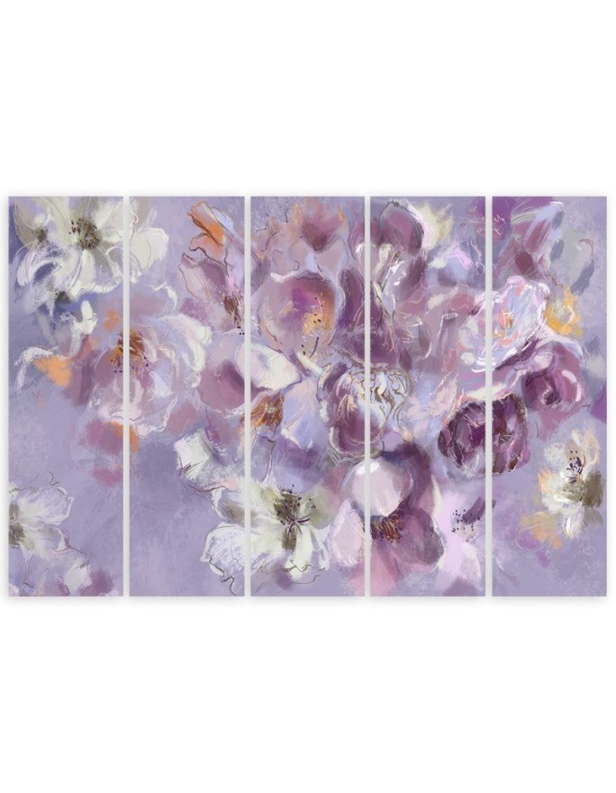 Canvas print for the room printed on canvas - Iris flower | FEEBY