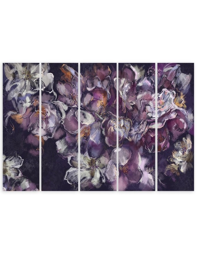 Modern Canvas painting for living room - Iris flower | FEEBY