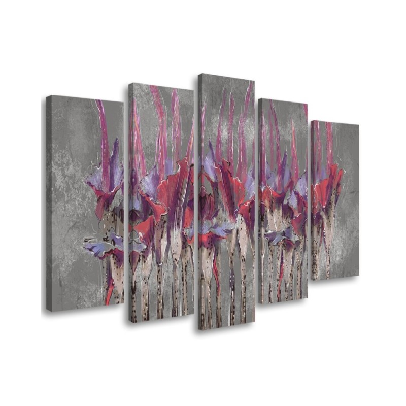 Modern paintings on canvas - Painted flowers plants | FEEBY