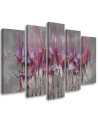Modern paintings on canvas - Painted flowers plants | FEEBY