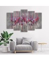 Modern paintings on canvas - Painted flowers plants | FEEBY
