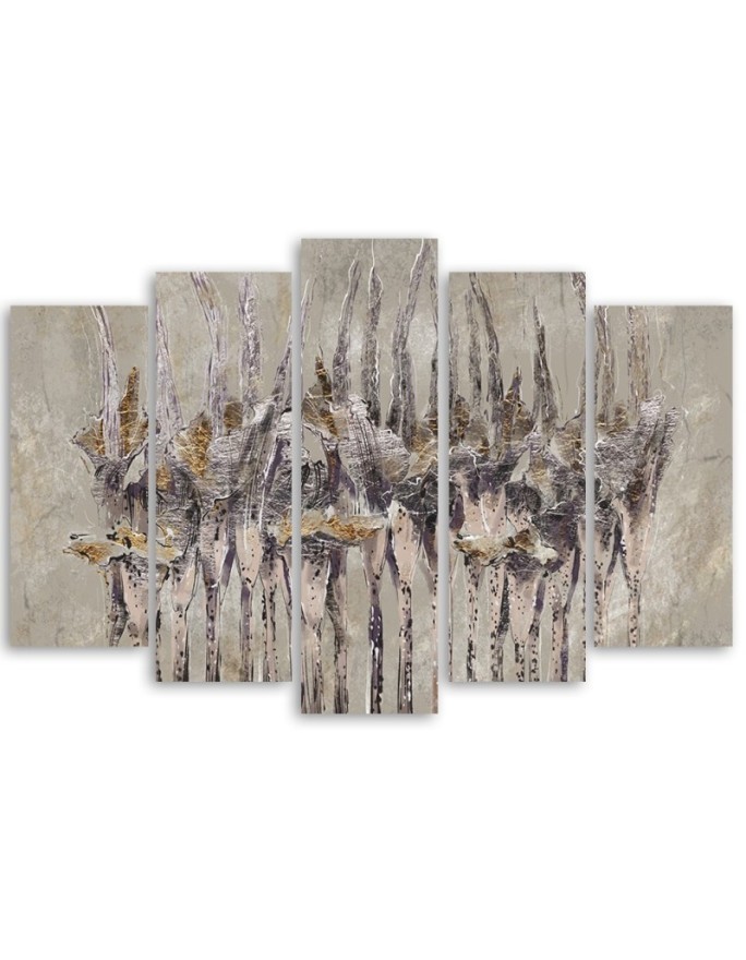 Modern paintings on canvas - Plants flowers painted | FEEBY