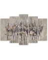 Modern paintings on canvas - Plants flowers painted | FEEBY