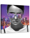 Modern paintings on canvas - Pop Art Woman in New York | FEEBY