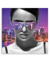 Modern paintings on canvas - Pop Art Woman in New York | FEEBY