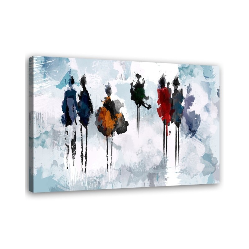 Bedroom painting on Canvas - Women abstract | FEEBY