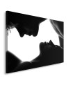 Bedroom Canvas painting - Couple kiss | FEEBY