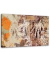 Women's buttocks abstract vintage - Retro canvas painting | FEEBY
