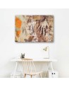 Women's buttocks abstract vintage - Retro canvas painting | FEEBY