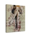 Women's retro legs - Canvas painting | FEEBY