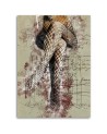 Women's retro legs - Canvas painting | FEEBY