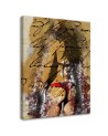 Woman in bikini - Vintage style painting | FEEBY