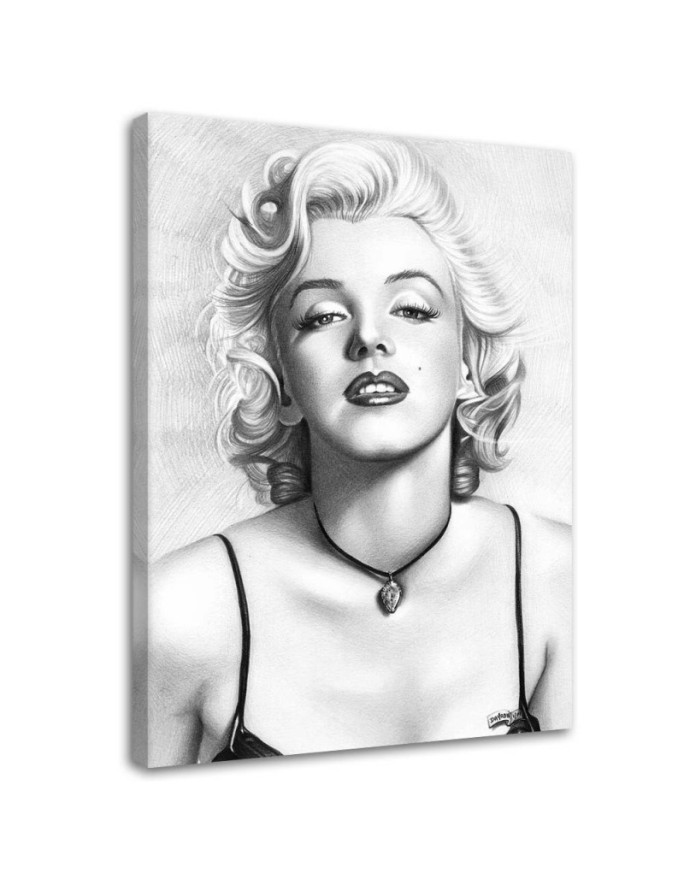 Marilyn Monroe portrait - Canvas prints of actors and actresses | FEEBY