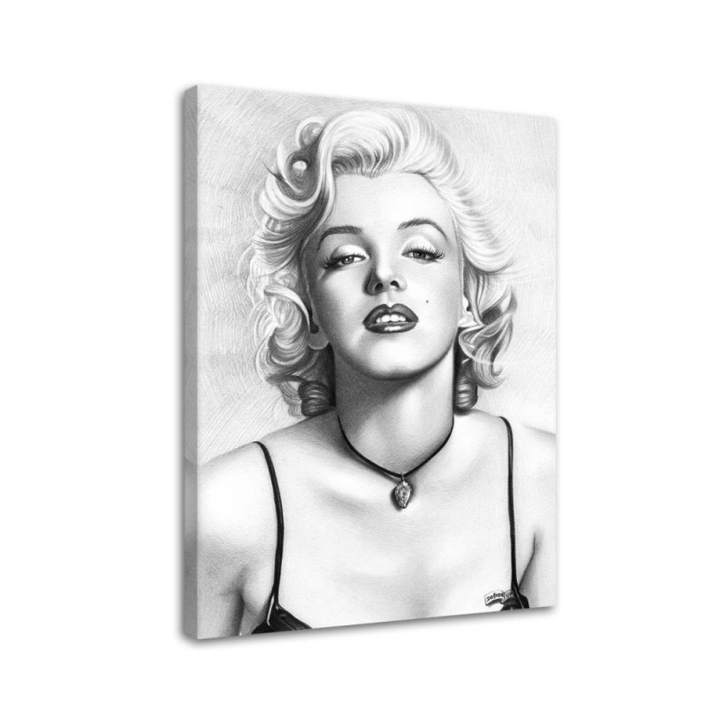 Marilyn Monroe portrait - Canvas prints of actors and actresses | FEEBY