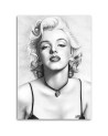 Marilyn Monroe portrait - Canvas prints of actors and actresses | FEEBY