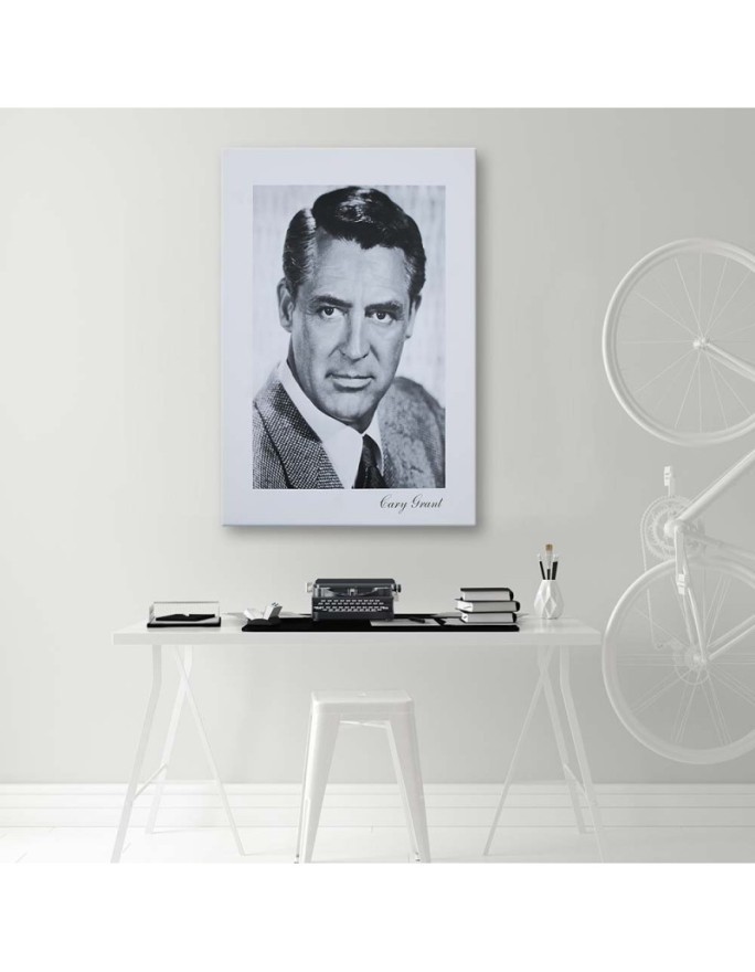Cary Grant portrait - Canvas prints actors and actresses | FEEBY