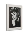 Audrey Hepburn sepia portrait - Canvas prints actors and actresses | FEEBY