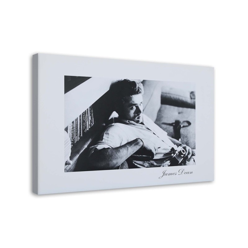 James Dean holywood amant - Black and white Canvas paintings | FEEBY