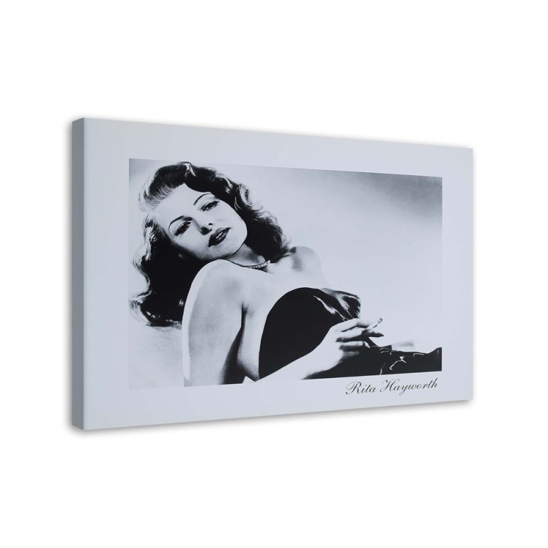 Rita Hayworth portrait of a diva - Pictures on Canvas of actors and actresses | FEEBY