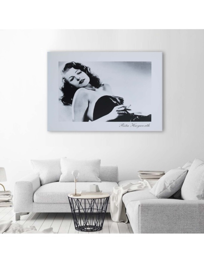 Rita Hayworth portrait of a diva - Pictures on Canvas of actors and actresses | FEEBY