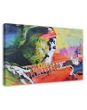 Pictures on Canvas for a room printed on canvas - Kurt Cobain abstract | FEEBY