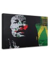 Pictures for the room printed on canvas - Bob Marley portrait | FEEBY