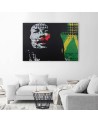 Pictures for the room printed on canvas - Bob Marley portrait | FEEBY