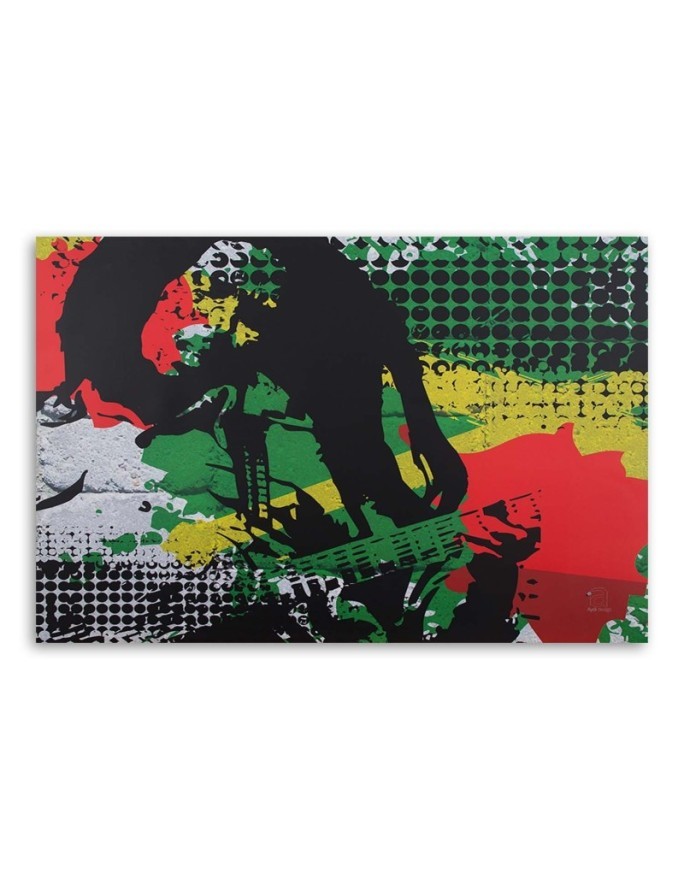 Modern Canvas paintings - Bob Marley reggae legend | FEEBY