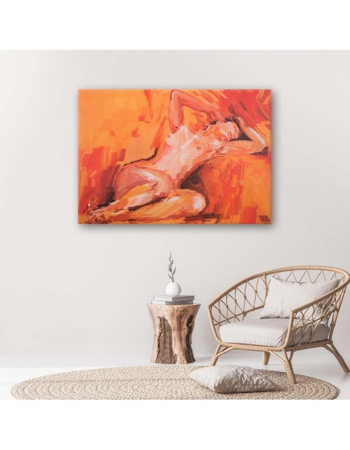 Modern Canvas paintings - Female nude abstract | FEEBY