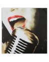 Modern Canvas paintings on canvas - Mouth of a singing woman | FEEBY