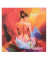 Modern paintings on canvas - Colorful female nude | FEEBY