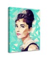 Wall art of actors and actresses - Audrey Hepburn with a bun Cantu | FEEBY