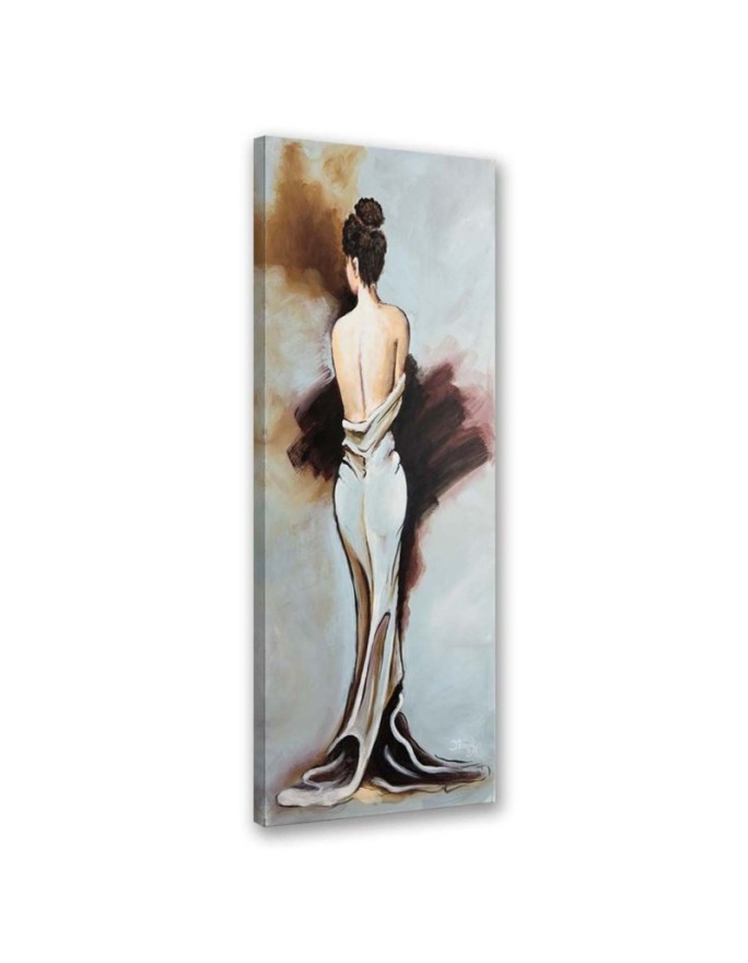 Canvas print Woman in dress