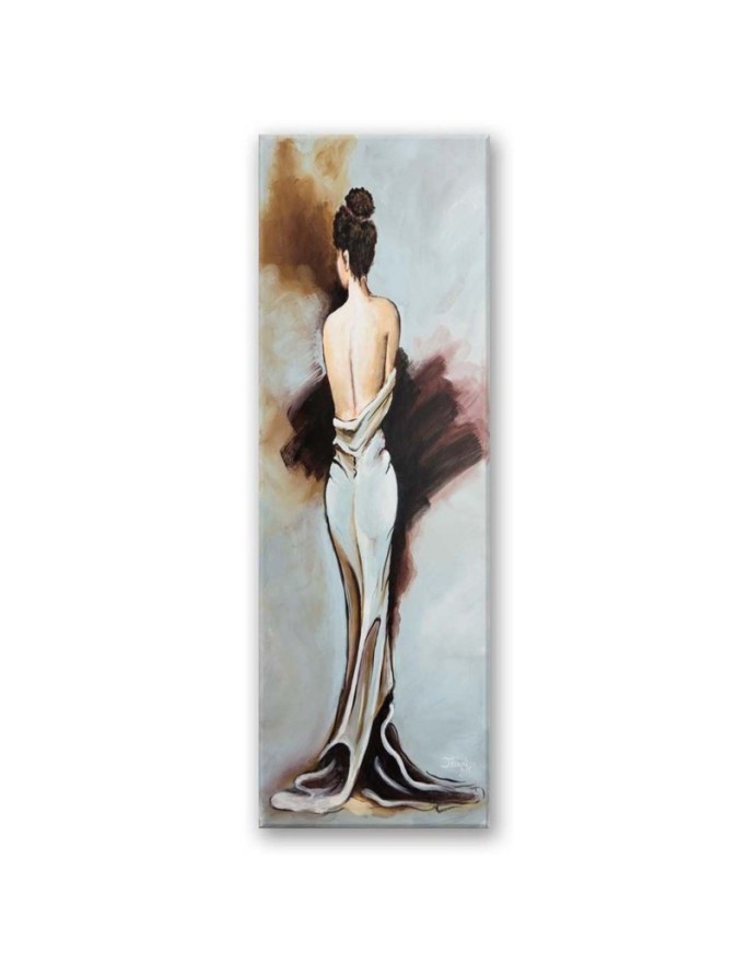 Canvas prints for living room - Woman in a dress | FEEBY