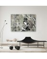 Geisha and bamboos - Oriental paintings on canvas | FEEBY