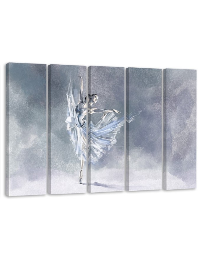 Modern wall painting - Ballerina dancing | FEEBY